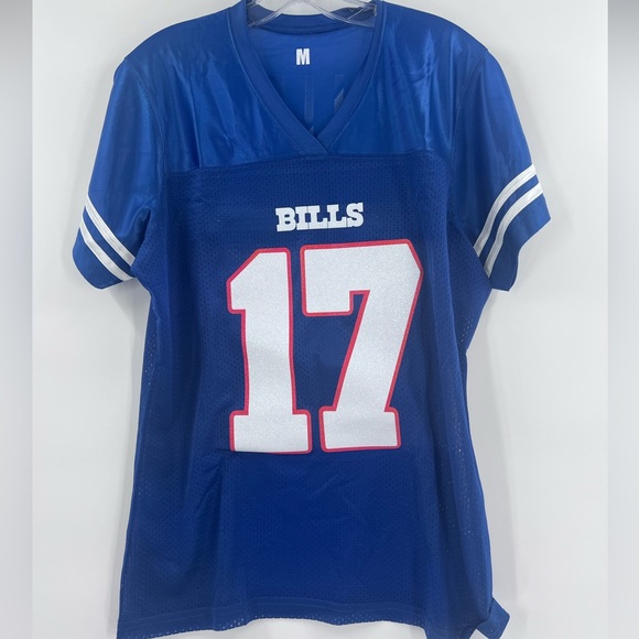 Tops - Buffalo Bills Josh Allen #17 Royal Game Jersey